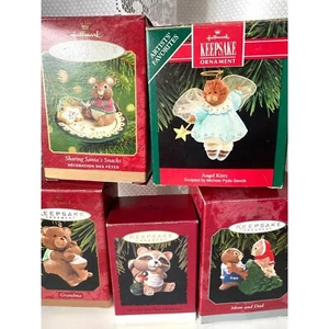Hallmark Keepsake  Teddyt Bear lot 5 figurines - Picture 1 of 11