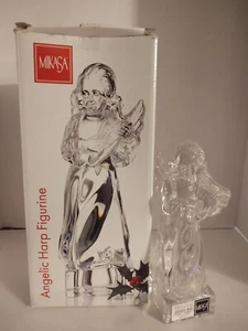 Mikasa Crystal Angle Playing the Harp Herald Collection w/Original Box - Picture 1 of 8