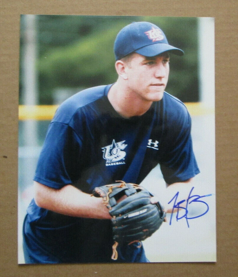 RARE TODD FRAZIER AUTO SIGNED 8 x 10 PHOTO WITH TEAM USA TEXAS RANGERS #1 - Image 1 of 1