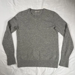 Everlane Damen Kaschmir Pullover Rundhals Pulli Small Grau - Bild 1 von 7