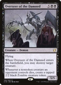MTG Magic the Gathering Overseer of the Damned (125/355) Commander 2019 LP - Picture 1 of 1