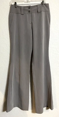 Light Grey Dress Slacks Flared SIZE 7 - Image 1 of 4