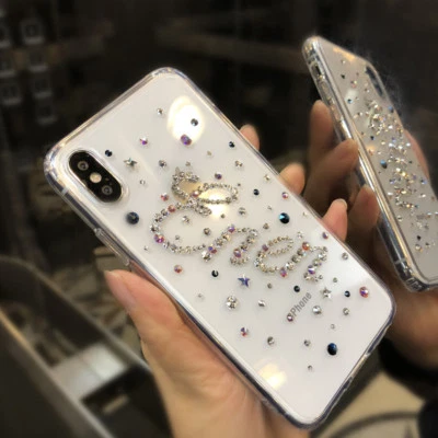 定制 Bling Name 个性化名称手机壳 适用于各种手机、手机壳 — 第 1/4 张图片