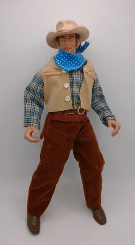 1997 Exclusive Toy Co. Rawhide Clint Eastwood Rowdy Yates 9.5" Figure Loose Cover