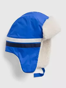 GAP BOY'S BLUE BRISTOL SHERPA TRAPPER HAT ORG. $34.95 SIZE L/XL BNWT - Picture 1 of 1