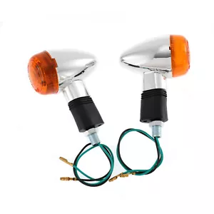 Motorcycle Turn Signals Lights For Yamaha Virago 250 535 700 750 920 1100 V-Max - Picture 1 of 12