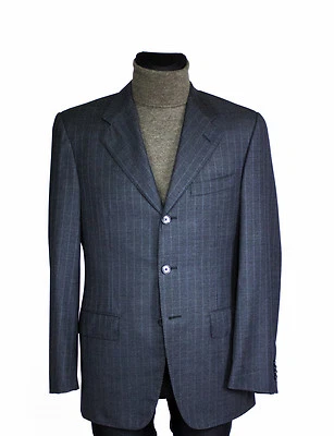 CORNELIANI Super 100's extrafine Merino Wool Blazer Jacket, US 46R/ EU 56R - Image 1 of 4