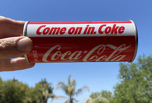 1970er Jahre Vintage Coca Cola Dose, Japan; (250ml), Pull Top Stahl, Come On In Cola