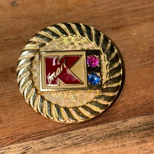 Vintage Kmart Kaufhaus Mitarbeiter Anstecker Service Pin 15 JAHRE mit Etui - Bild 1 von 7