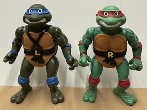 TMNT Classic Collection Leonardo & Raphael Giant Size 12" Figures 2022 Playmates - Picture 1 of 5