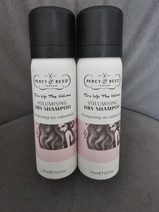 100ml Percy & Reed London Turn Up The Volume Volumising Dry Shampoo (2x 50ml) - Picture 1 of 3