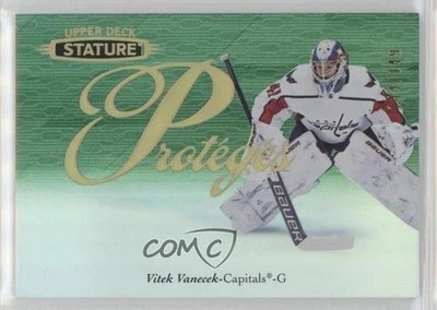 2020-21 Upper Deck Stature Proteges Green /149 Vitek Vanecek #P-3 Rookie RC - Image 1 of 2