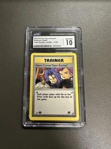 CGC Gem Mint 10 Here Comes Team Rocket! 71/82 1. Auflage - Bild 1 von 2