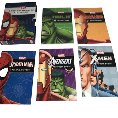 Marvel Origin Storybook Collection 5 Books - Iron Man Thor - Like New Condition - Image 1 of 4