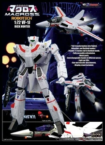 Figura De Escala 1/72 KitzConcept Robotech VF-1J Valkyrie Rick Hunter - Imagen 1 de 1