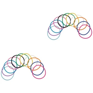 2 PIEZAS Pulsera de Silicona Pulseras Coloridas Bandas de Goma - Imagen 1 de 12