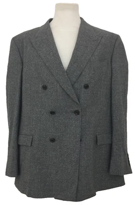 Chaqueta rica en lana italiana Jaeger a medida 46R con seda nueva con etiquetas F1 Foto 1 de 4