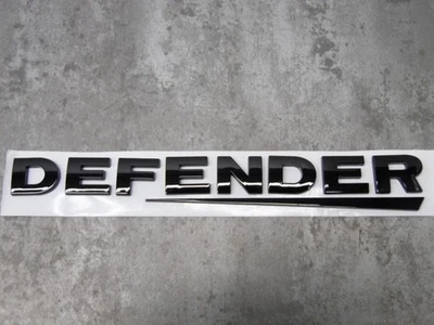 LAND ROVER DEFENDER REAR TAILGATE LETTER BADGE EMBLEM GLOSS BLACK