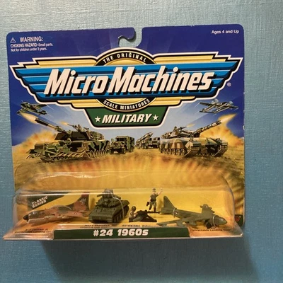 Galoob 1998 Micro Machines Military War Series #24 1960s A-7 Corsair M551 B-52 - Image 1 of 4