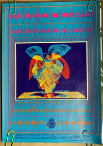 THE DOORS SPARROW 1967 AVALON BALLROOM FAMILY DOG POSTER FD-61(2) Moscoso - Bild 1 von 8