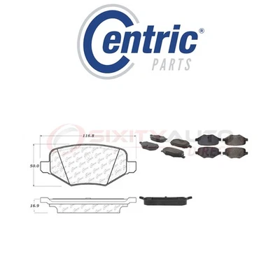 Centric C-TEK Ceramic Disc Brake Pads for 2010-2018 Lincoln MKT 2.0L 3.5L mm Foto 1 de 4