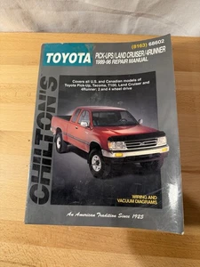 Chiltons Toyota Pick Ups Land Cruiser 4 Runner Reparaturanleitung 1989- 96 LKW - Bild 1 von 2