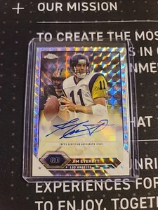 2023/24 Topps Chrome Composite Jim Everett Auto Geometric Refractor LA Rams - Bild 1 von 2