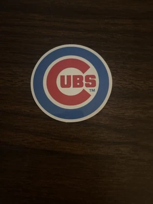 Calcomanía de vinilo para parachoques portátil resistente a la intemperie con logotipo de los Chicago Cubs MLB Foto 1 de 2