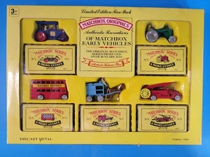 Limited Edition 5-Pack Matchbox Originals Authentic Recreations 1993 Box Set - Picture 1 of 2