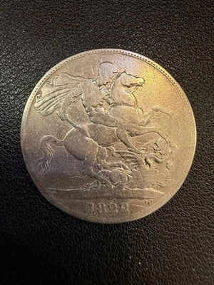 1822  King  George  IV  Large  Crown   Coin  (92.5%  Silver) Z32 - Image 1 of 2