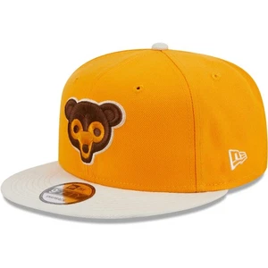 Men's New Era Gold Chicago Cubs Tiramisu 9FIFTY Snapback Hat - Picture 1 of 6