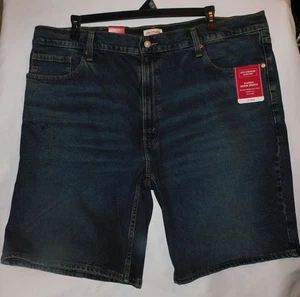 Levi Strauss Signature Men's SIZE 44 Classic Denim Shorts Blue 10" Inseam Nwt - Picture 1 of 2