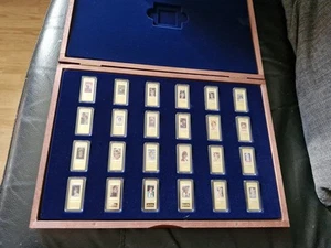 Princess Diana Through the Years Stamps Surrounded With Gold Plated Bars - Picture 1 of 4