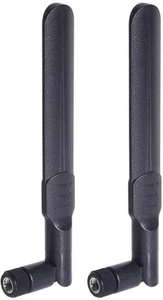 2-Pack Dual Band WiFi 2.4GHz 5GHz MIMO RP-SMA Antenna for Router IP Camera Video - Picture 1 of 8