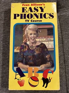 Fran Allison's Easy Phonics TV Course VHS Tape - Picture 1 of 5