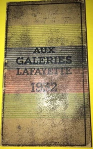 CALENDRIER 1932 offert par les GALERIES LAFAYETTE. - Imagen 1 de 4