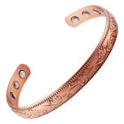 New Copper Magnetic Therapy Bracelet High Power Pain Rare Earth Magnets Splendor