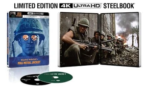 FULL METAL JACKET (U.S LIMITED ED. STEELBOOK 4K Ultra HD +Blu-ray +Digital, 1987 - Picture 1 of 2