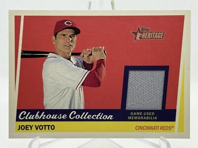 Joey Votto 2016 Topps Heritage Clubhouse Collection Relic Game Used - Image 1 of 2