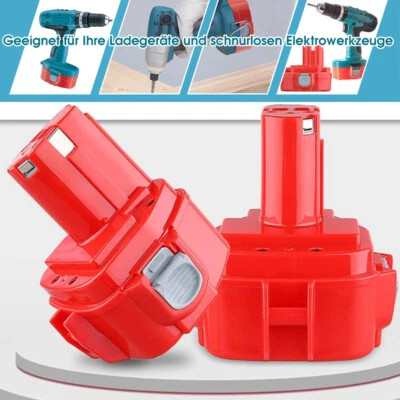 FÜR MAKITA 2X Batería 5000mAh para Makita PA12 12VOLT 1200 1220 1222 1233 Batería Ni-MH VR251D