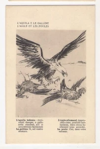 Künstler-AK - Louis Raemaekers - Nr.31 - L`aquila e le Galline - ungel. (R11) - Picture 1 of 2