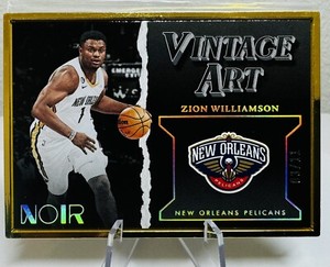 2023 ZION WILLIAMSON  PANINI NOIR GOLD FRAMED💥/11💥CASE HIT💥SSP💥