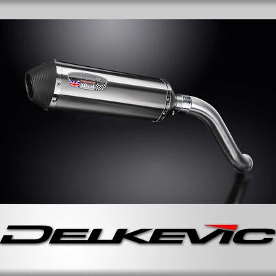 Honda VFR750 1994-97 Delkevic Slip On 13.5" X-Oval Stainless Exhaust Muffler Kit - Image 1 of 4
