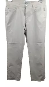 Peter Millar Pants Mens sz 34x32 Beige Golf Performance 5 Pocket Stretch Pants - Picture 1 of 11