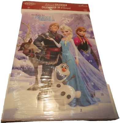 FROZEN Disney Hallmark Christmas Elsa Advent Calendar w/ Mailing Envelope NOS - Image 1 of 4