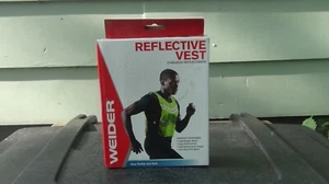 Weider Reflektorweste gelb leichtes Netz verstellbar neu im Karton Einheitsgröße - Bild 1 von 2