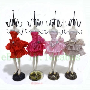 Falda maniquí de 12,6" de altura Pendiente Collar Joyería Soporte Exhibición - Imagen 1 de 35