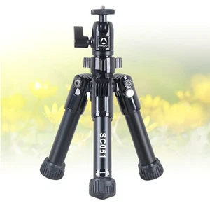 Desktop Mini Tripod Portable Aluminum Alloy Travel Tripod For DSLR Camera - Picture 1 of 10