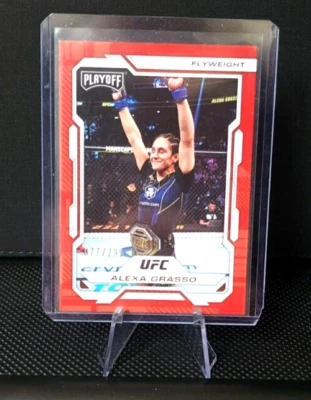 2023 Panini Chronicles UFC ALEXA GRASSO Playoff Bronze 77/199 - Flyweight Champ! - Image 1 of 2