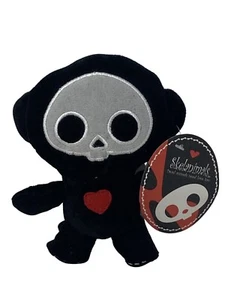 Skelanimals Black Marcy Monkey Plush 7” Tall Fiesta - Picture 1 of 4